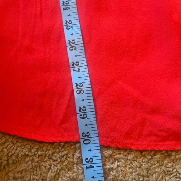 Torrid Red Flutter Sleeve Relaxed Fit Flowy Top Size 2 - Picture 8 of 9